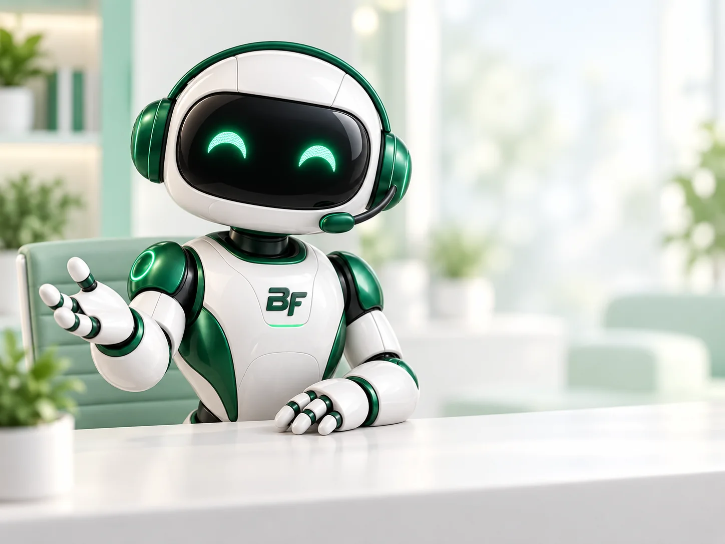 Notre robot de support Bet Funding t’accueille dans un espace lumineux
